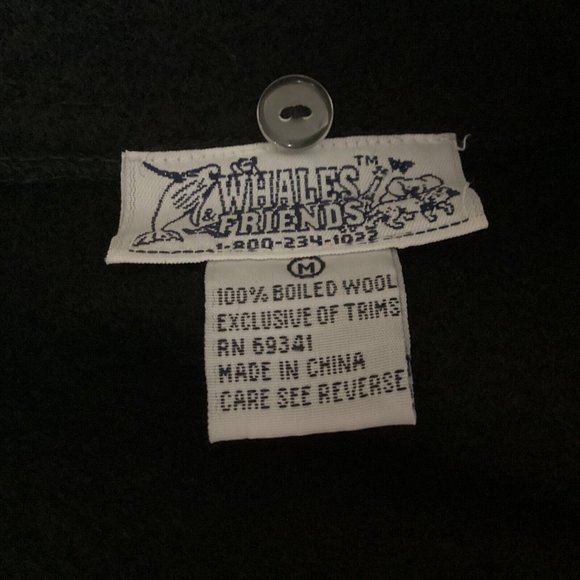 Whales Friends Vintage Wool Novelty Vest - Picture 7 of 8